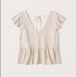 Flutter Sleeve Trapeze Top